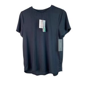 NWT Recreation by Thread & Supply Women's L Black Tencel Short Sleeve T-Shirt